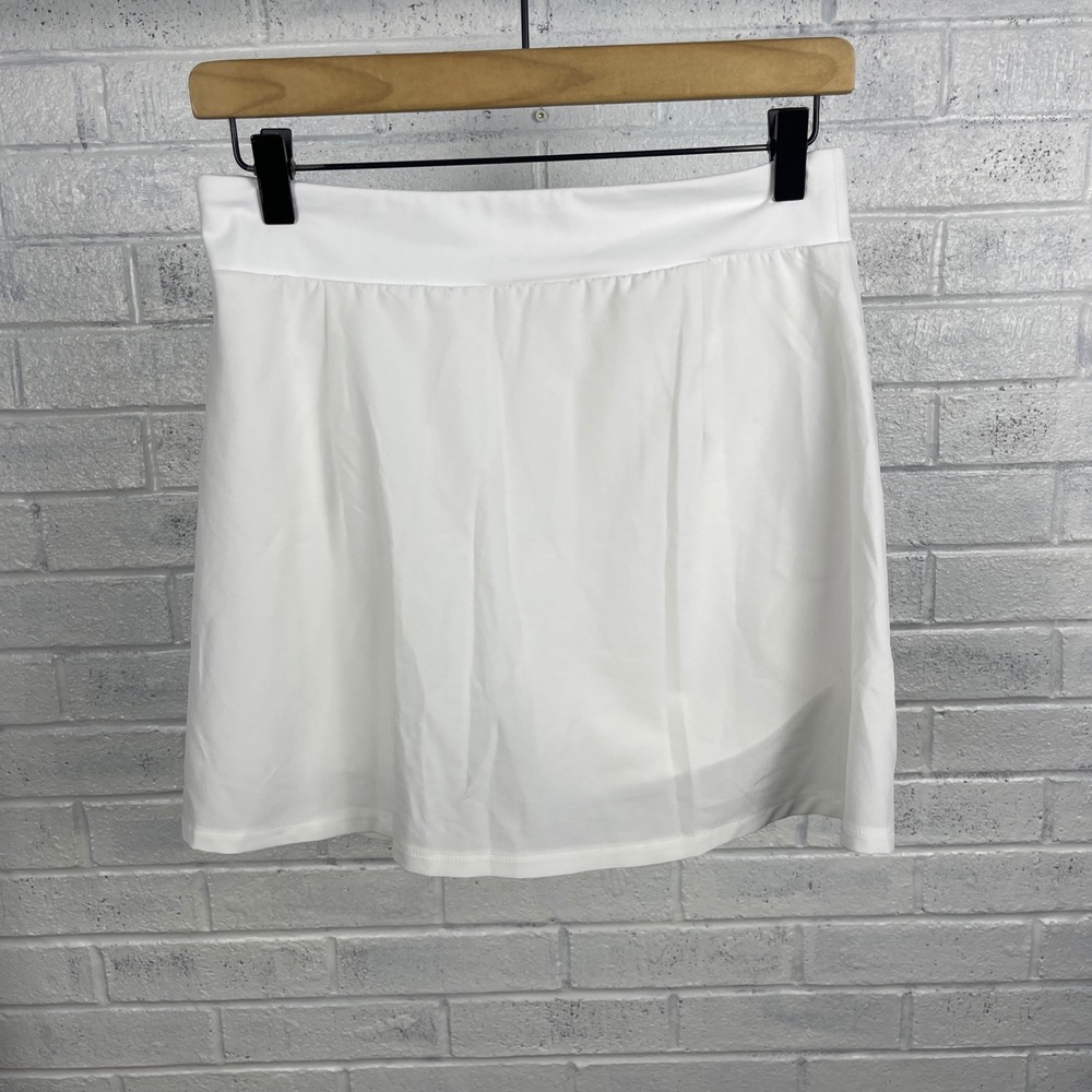 J.Crew White Pleated Active Skort Womens S Tennis Golf Pickleball Running